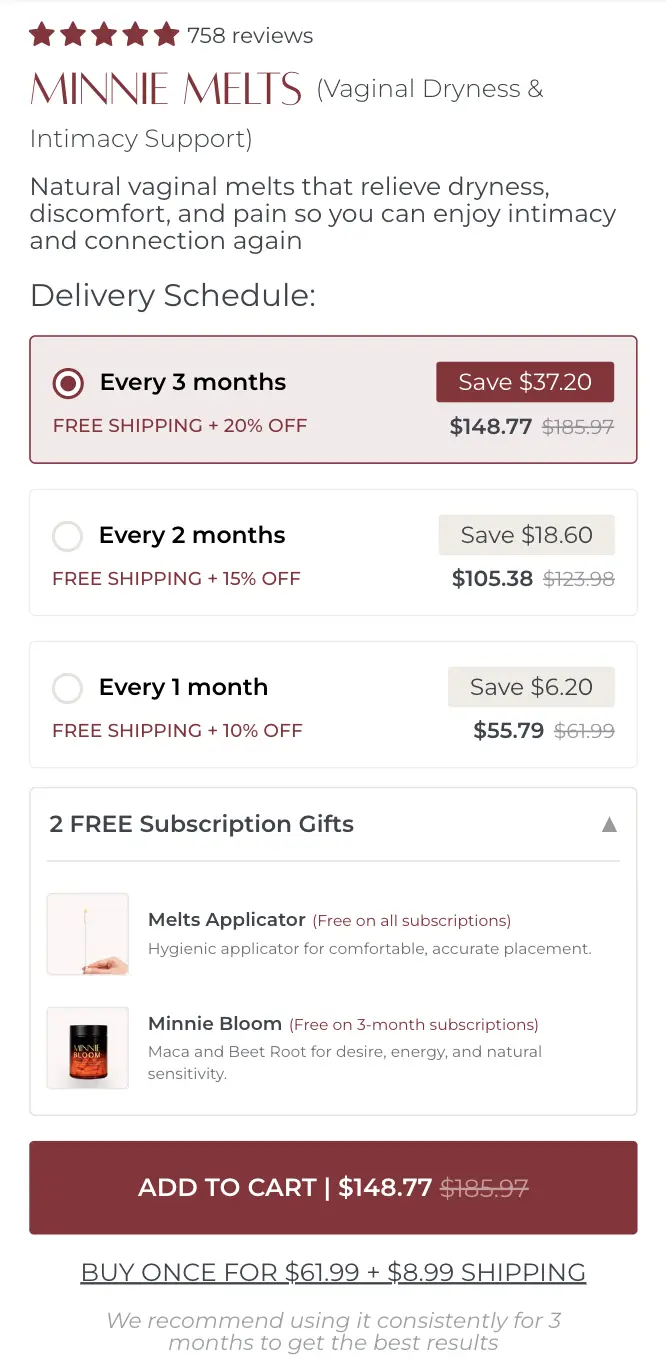 Advanced Triple Acid landing page